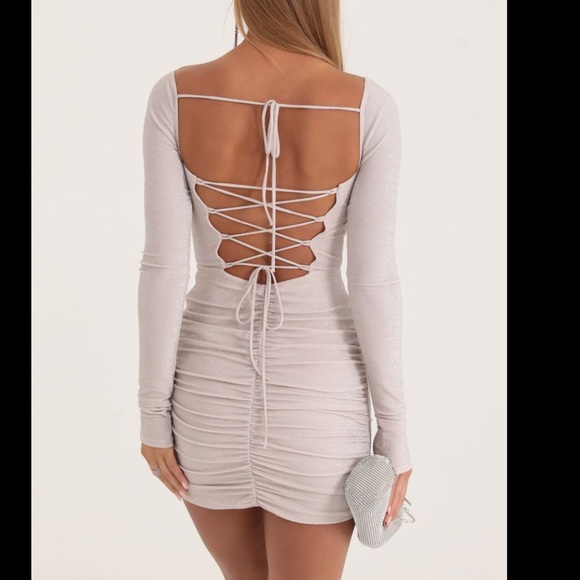 Lucy in the Sky dusty Rose dress! Size large SUPER CUTE! - Picture 2 of 5